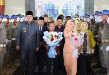 Acara Pisah Sambut Sekretaris Daerah Berlangsung Di Sesat Agung Nuwo Balak Lampung Tengah