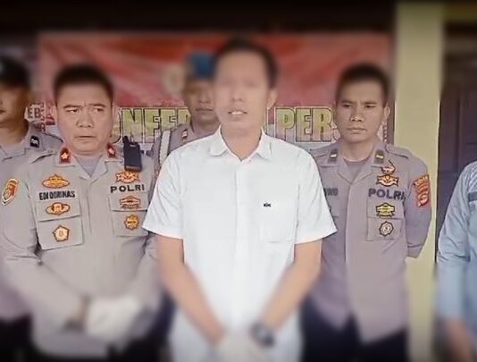 Tim Gabungan Presisi Tekab 308 Polres Dan Polsek Lampung Tengah Amankan Pelaku Pembunuhan