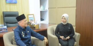 Drs.Kusuma Riyadi Audiensi dengan Metro TV Terkait Realisasi Program Pembangunan Bupati Lamteng