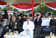 Pemkab Gelar Upacara HUT Kabupaten Lampung Tengah ke-78 di Lapangan Merdeka Gunung Sugih