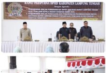 DPRD Gelar Rapat Paripurna Pengumuman Usulan Pemberhentian Bupati dan Wakil Bupati Pilkada 2020 Serta Pengumuman Hasil Terpilih Pilkada 2024 Bupati dan Wakil Bupati Lampung Tengah