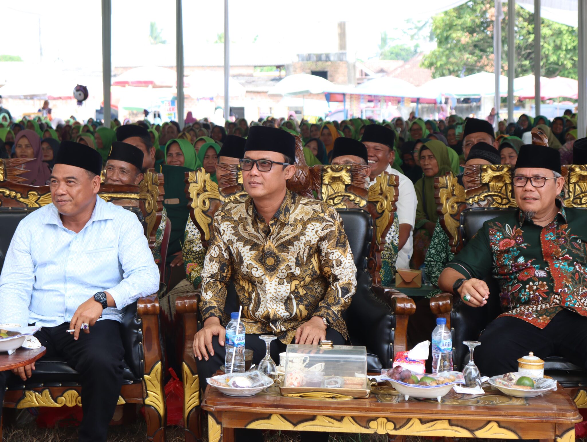 Bupati Ardito Wijaya Hadiri Pengajian Minggu Kliwon MWC NU dan Muslimat NU Kecamatan Gunung Sugih